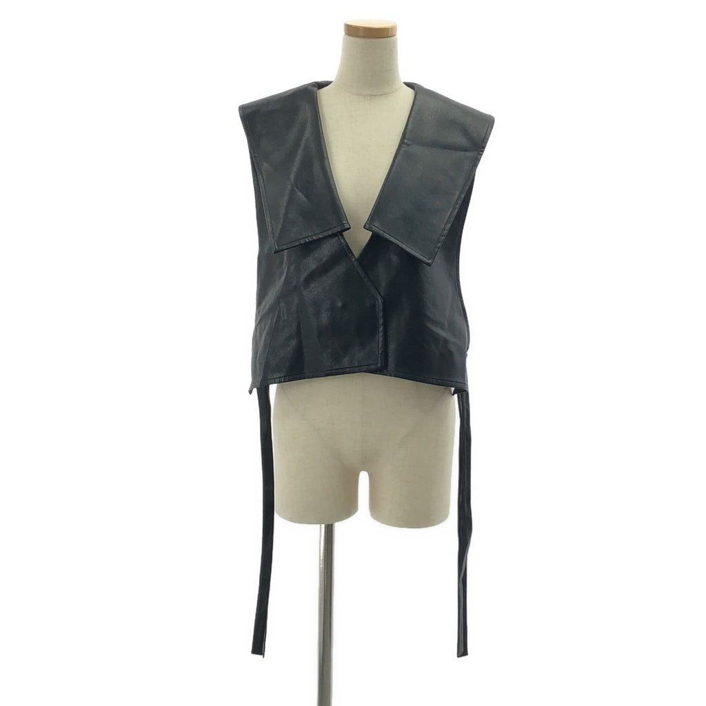 AMERI / 아메리 | TRENCH MULTI WAY LONG VEST 트렌치 멀티웨이 롱 베스트 코트 | M | 베이지 / 블랙 | 여성