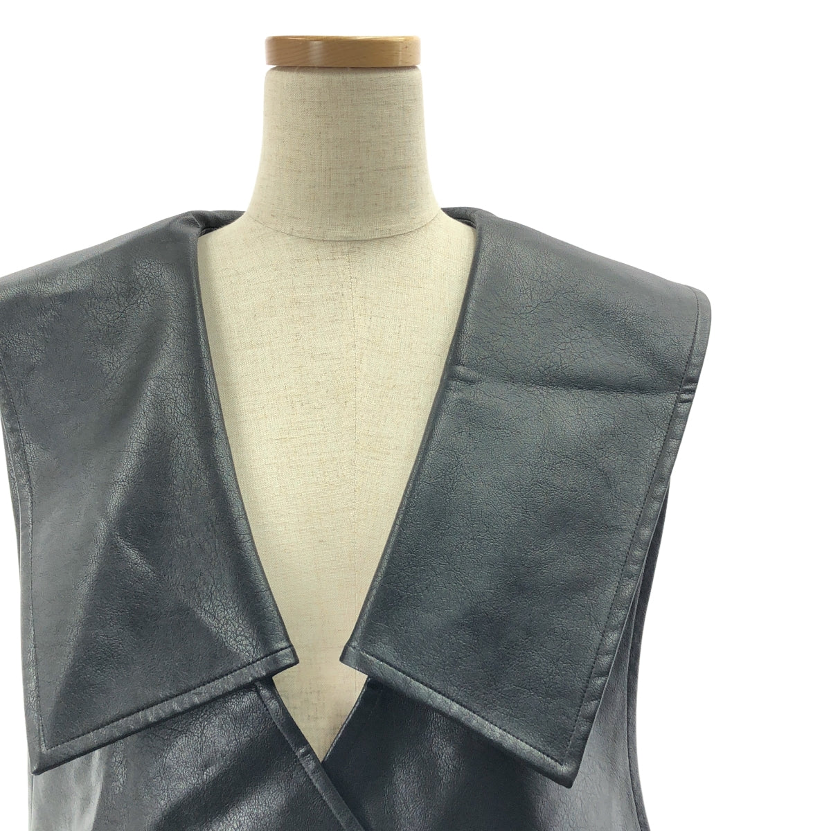 AMERI / アメリ | TRENCH MULTI WAY LONG VEST トレンチ マルチウェイ ロングベスト コート | M | ベージュ / ブラック | レディース