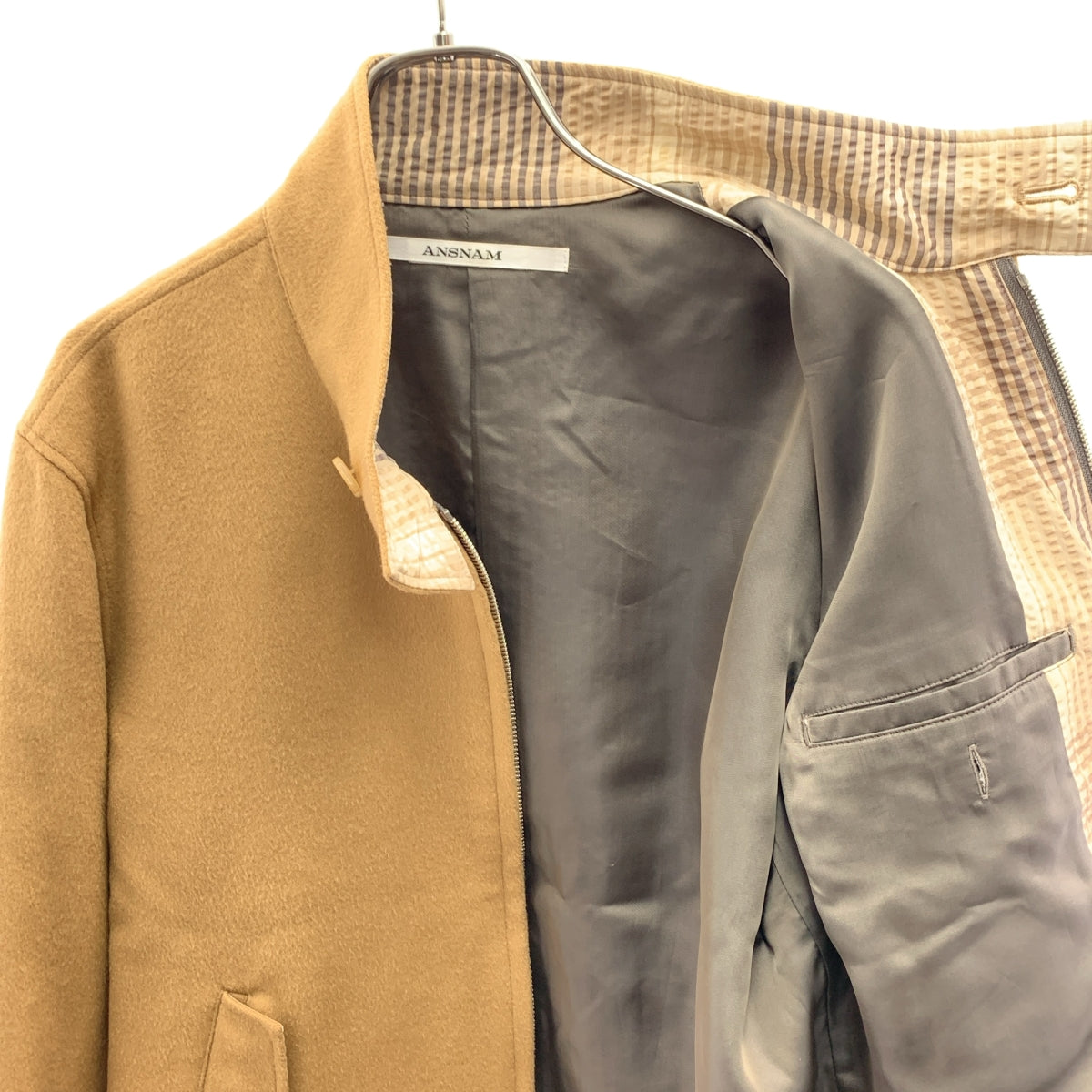 ANSNAM / アンスナム | teleng ハリントンジャケット | 2 | キャメル | メンズ