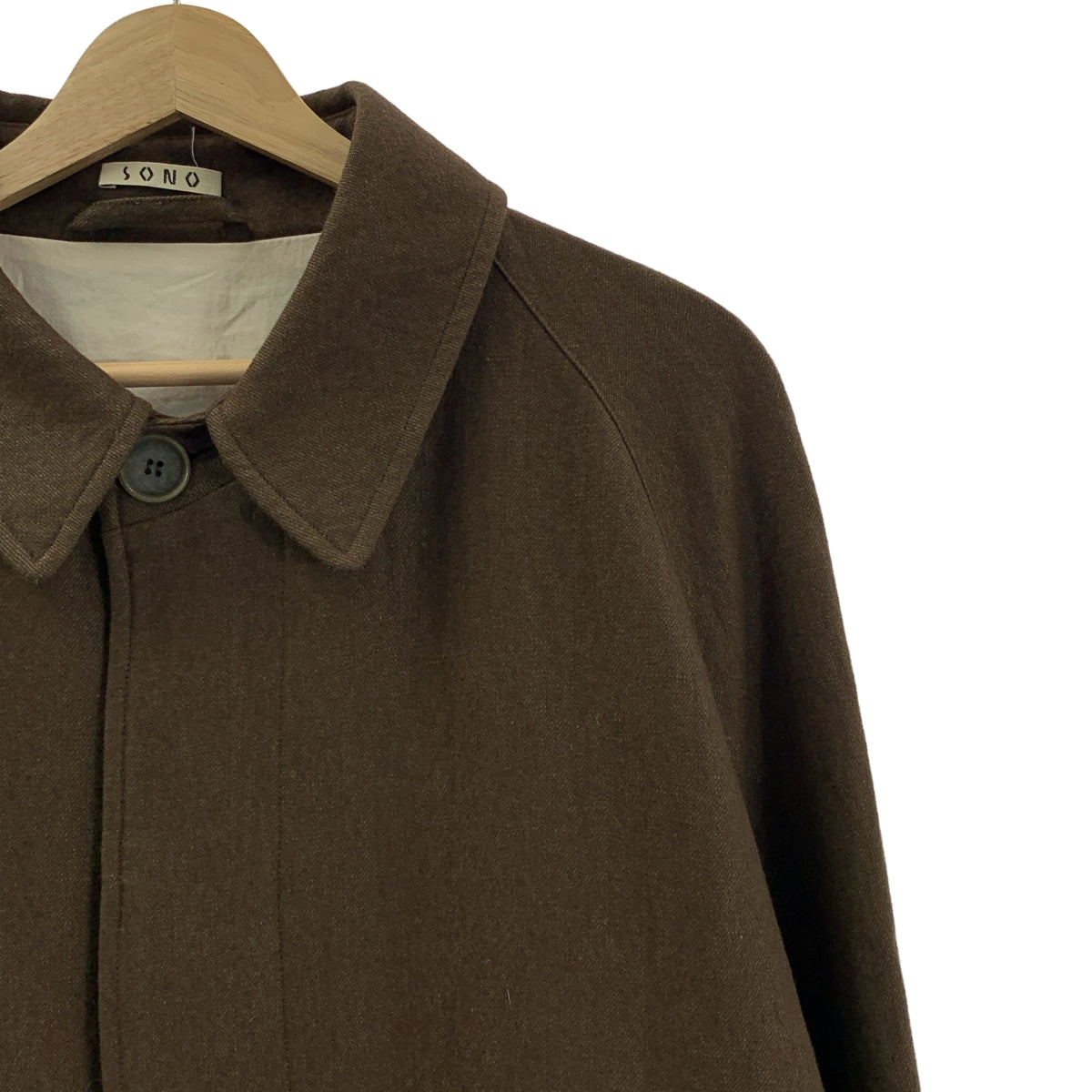 SONO / ソノ | CARL COAT ウール オーバーサイズ ステンカラーコート ユニセックス | L | メンズ