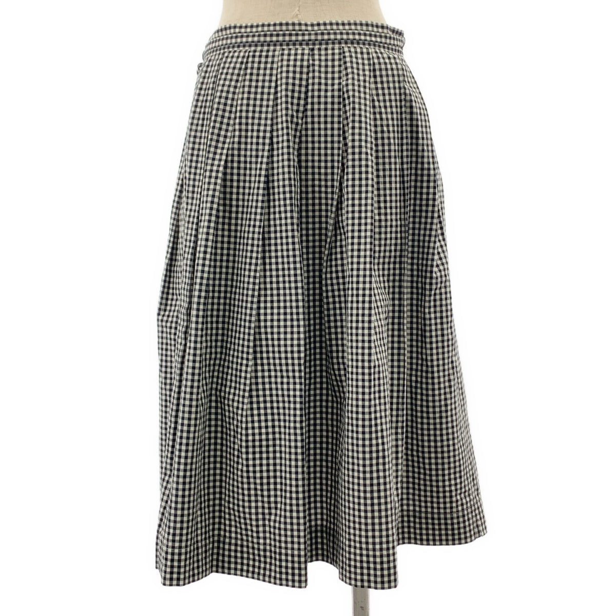 MARGARET HOWELL / 마가렛 하웰 | GINGHAM COTTON POPLIN 깅엄 체크 스커트 | 2 |