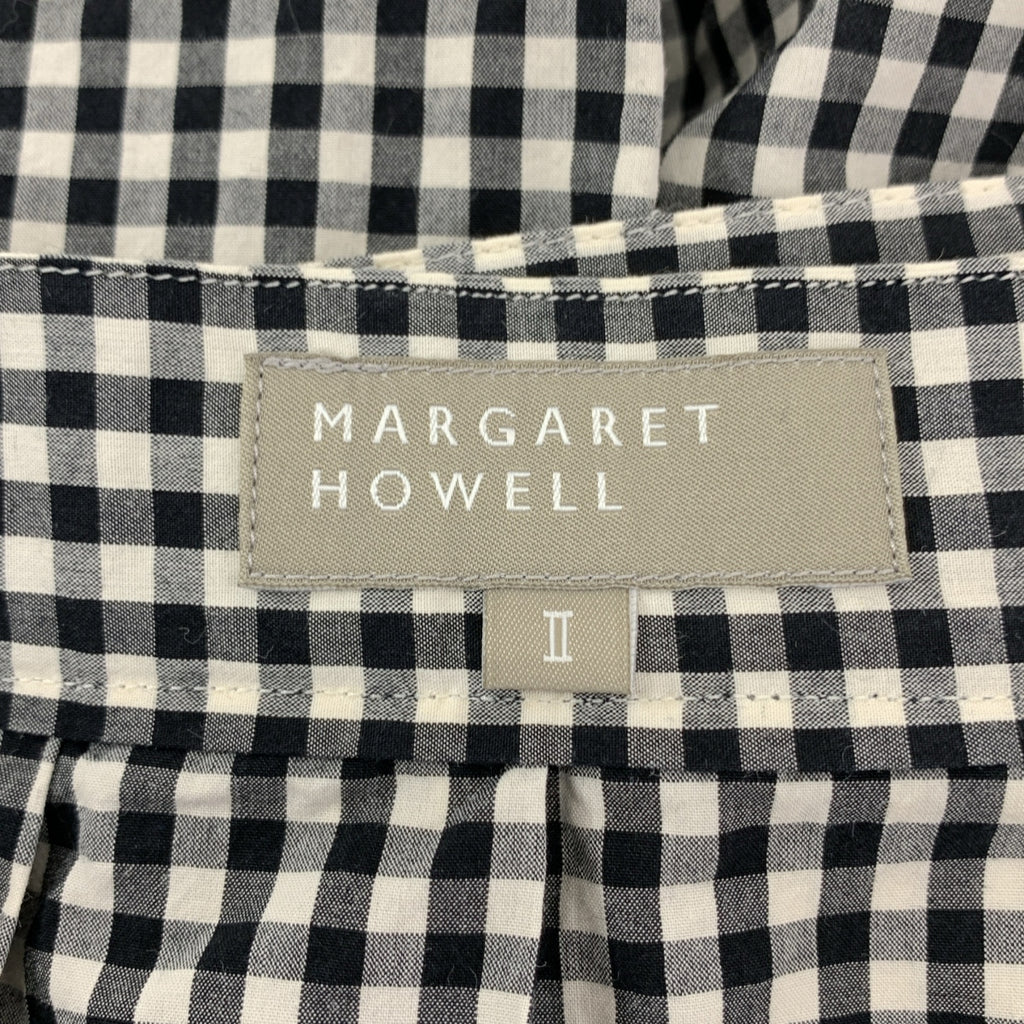 MARGARET HOWELL / 마가렛 하웰 | GINGHAM COTTON POPLIN 깅엄 체크 스커트 | 2 |