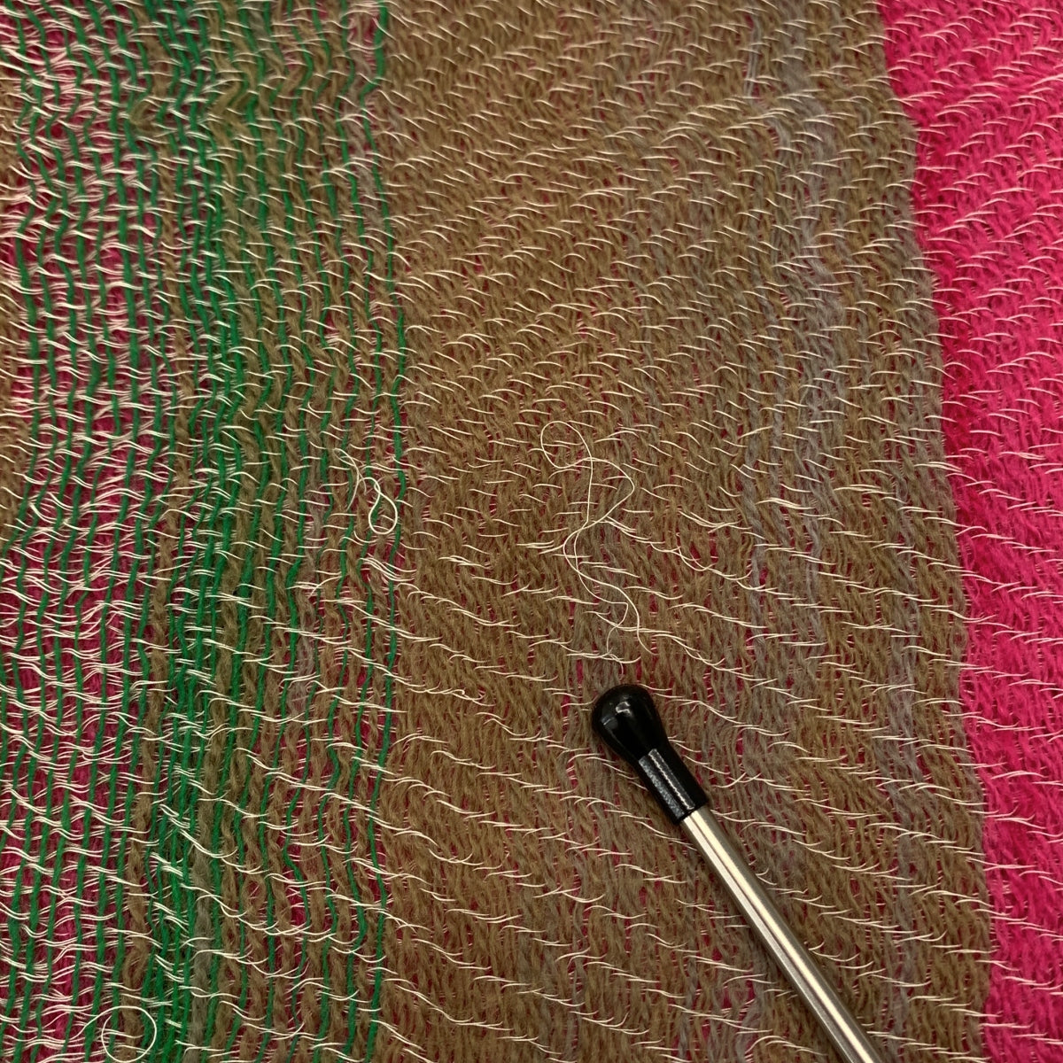 tamaki niime 玉木新雌 / タマキニイメ | ウール コットン フリンジ チェック 大判 ストール |