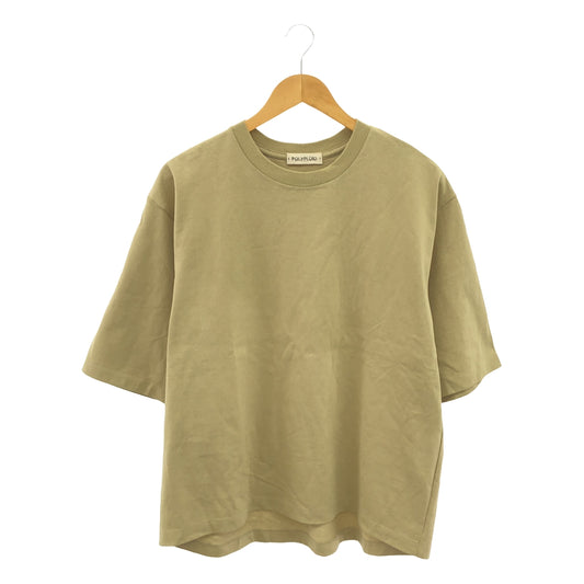 POLYPLOID / Polyploid | T SHIRT / Cotton crew neck over T-shirt cut and sew | 2 | Khaki | Men's