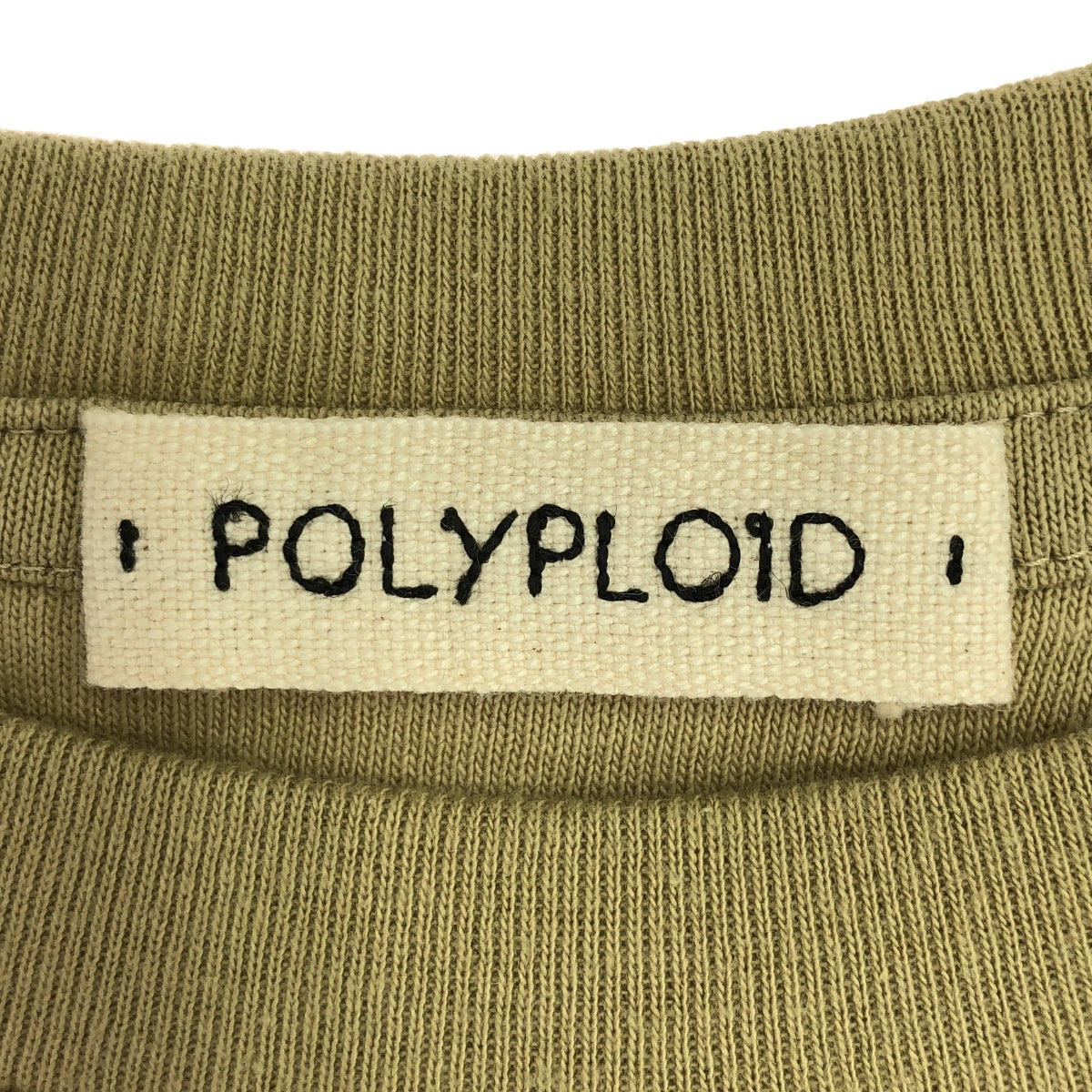 POLYPLOID / 폴리프로이드 | T SHIRT / 코튼 크루넥 오버 T셔츠 컷소우 | 2 | 맨즈