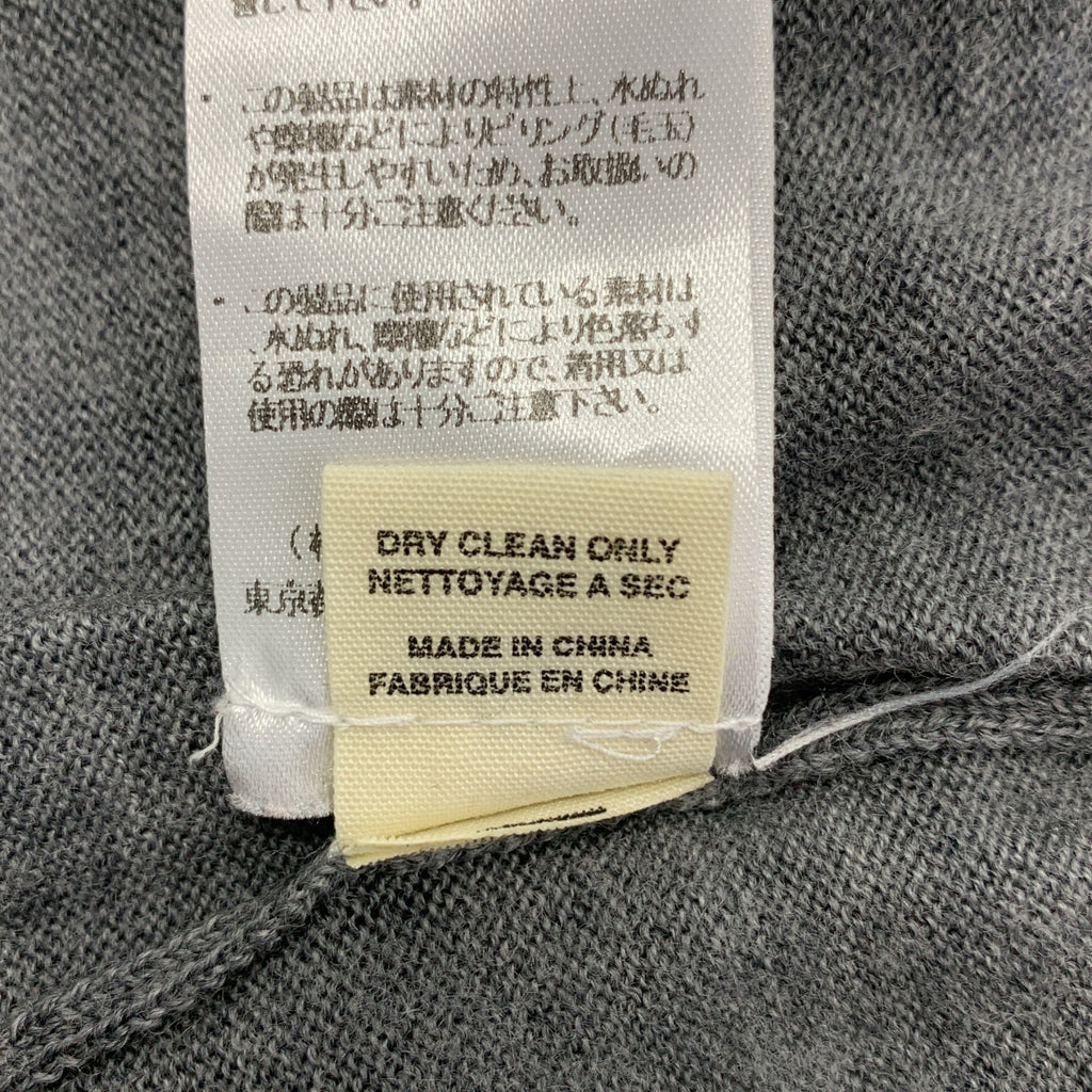 LAD BY DEMYLEE / 래드 바이 데밀리 | × Rohn Herman / 론 허먼 별주 울 엘보 패치 하이 게이지 V 넥 니트 카디건 | 그레이 | 남성