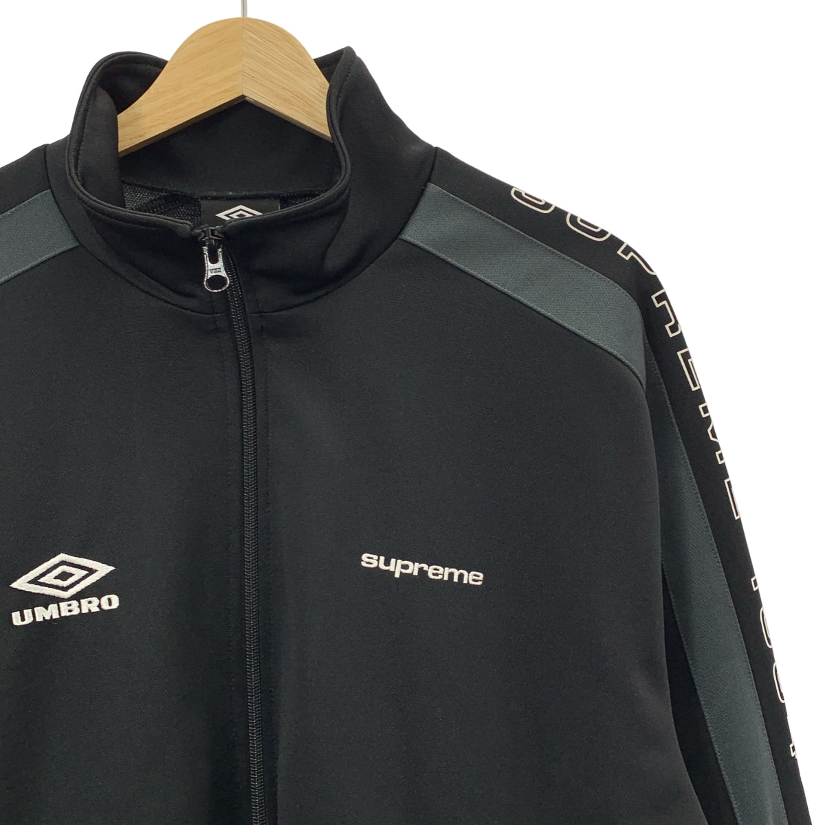 SUPREME / シュプリーム | 2023SS | ×UMBRO / Snap Sleeve Jacket トラックジャケット | L | ブラック | メンズ