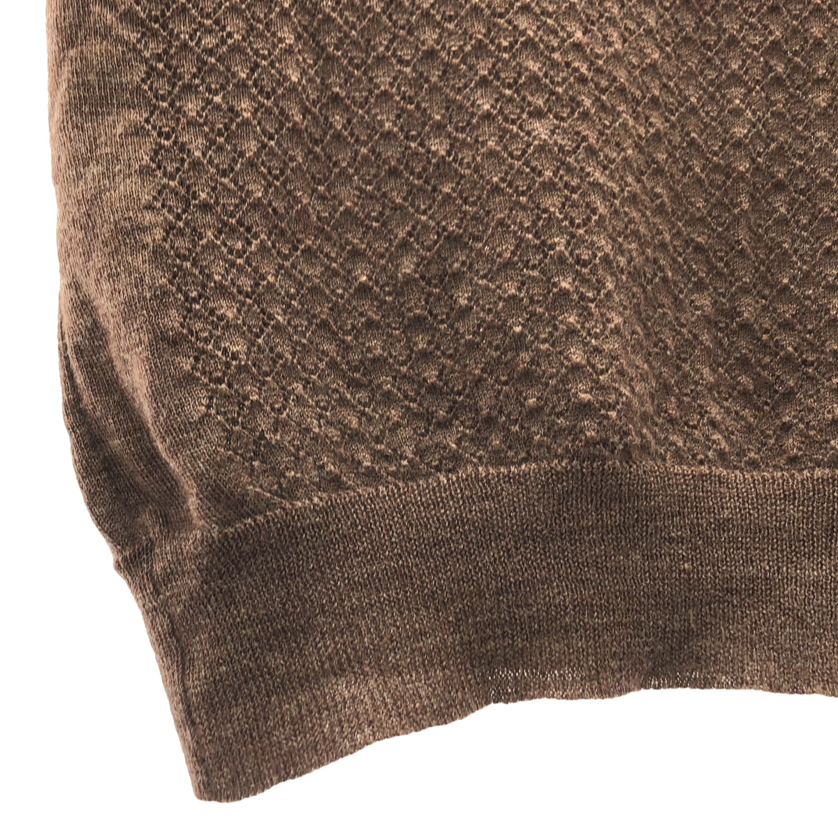 COMME des GARCONS HOMME PLUS | AD1998 | Diamond pattern V-neck wool knit vest |