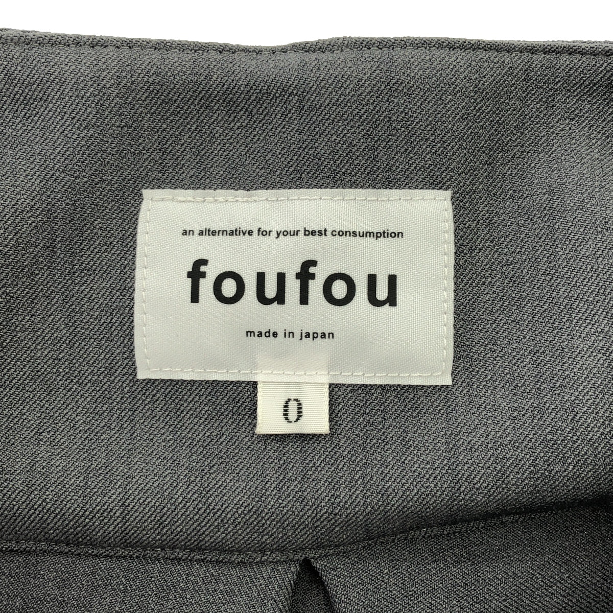 foufou / フーフー | easy skipper collar blouse イージースキッパーカラーブラウス | 0 | グレー | メンズ