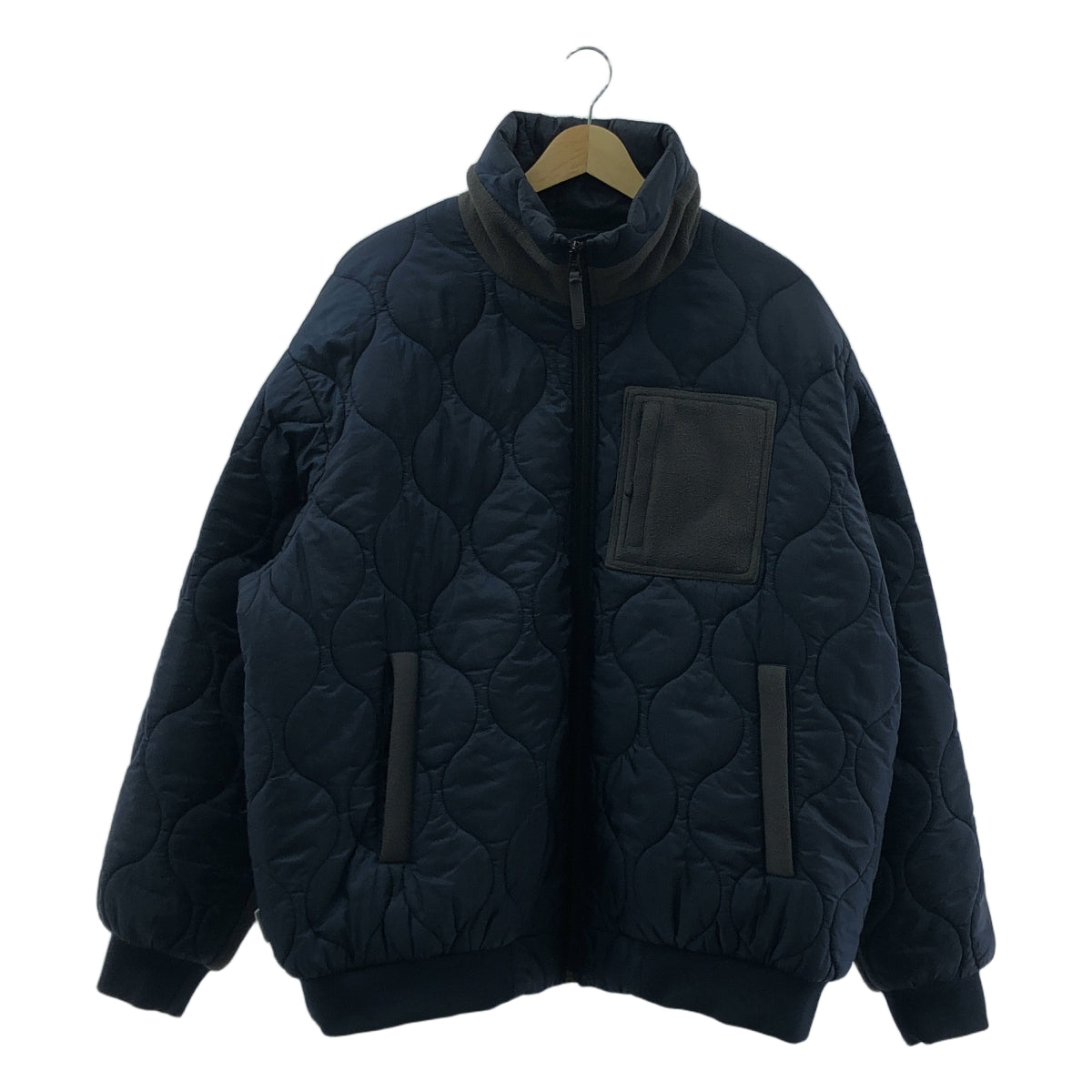 S.F.C (SFC) / エスエフシー | 2023AW | QUILTED PUFF JACKET キルティングジャケット | XL | ネイビー / グレー | メンズ