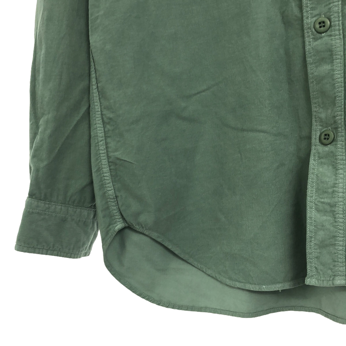 Ron Herman | Double Pocket Corduroy Shirt | S | Green | Men's