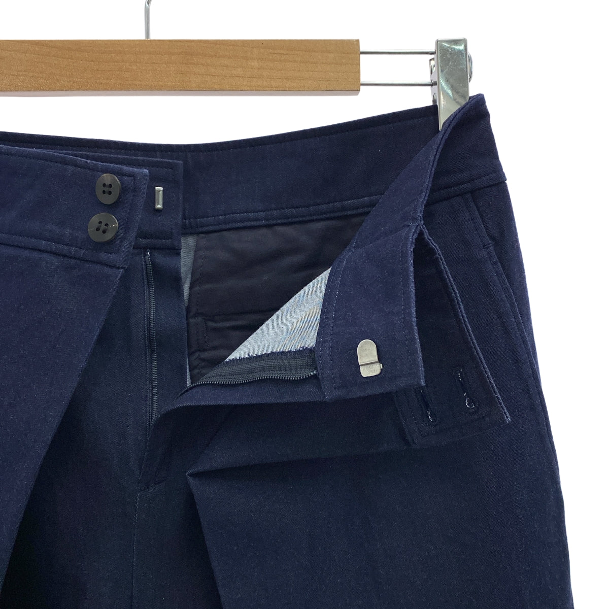 HaaT ISSEY MIYAKE | 2022 春夏 | 層疊褶皺牛仔褲 | 3 碼 | 靛藍 | 女款