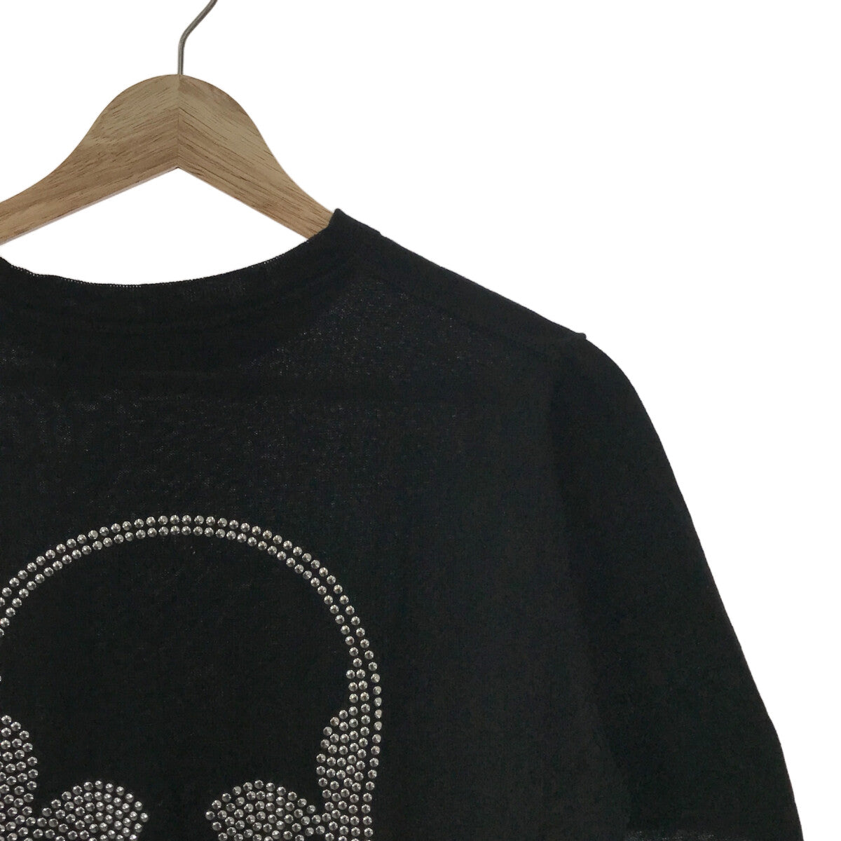 lucien pellat-finet / Lucien Pellat-Finet | Skull-decorated cotton crew neck knit top | L | Black | Men's