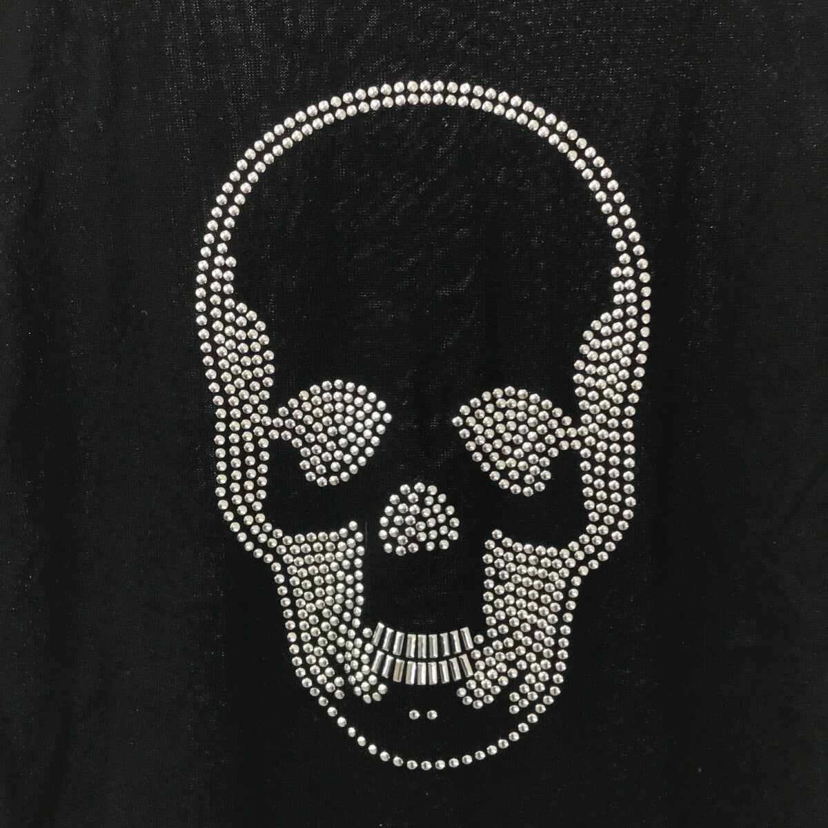 lucien pellat-finet / Lucien Pellat-Finet | Skull-decorated cotton crew neck knit top | L | Black | Men's