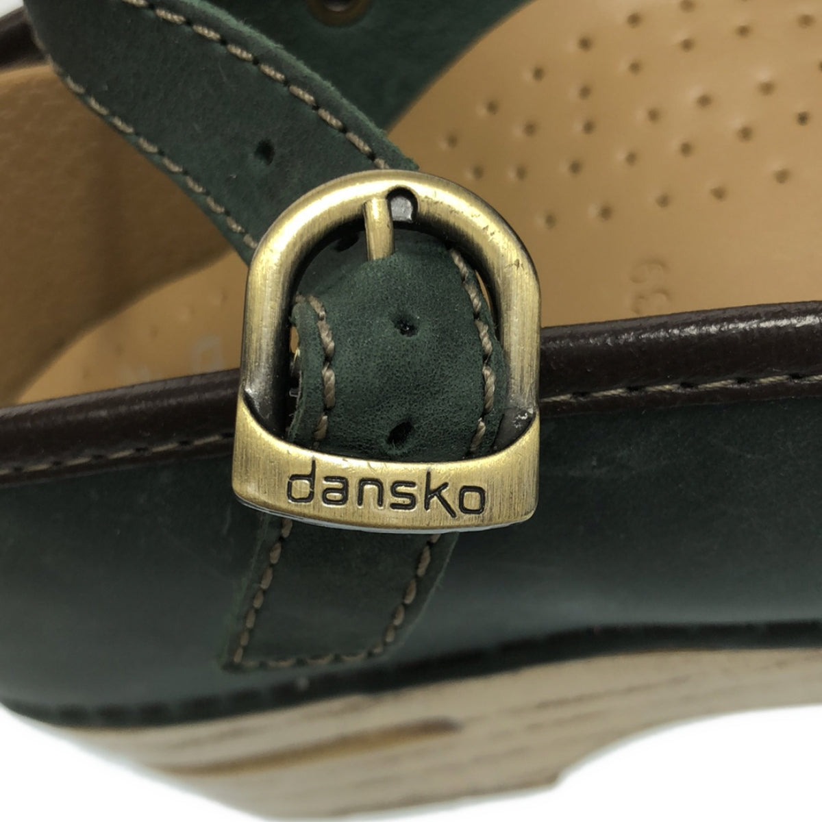 DANSKO / ダンスコ | marcelle oiled / レザー プラットフォーム ストラップ シューズ | 39 | レディース – KLD