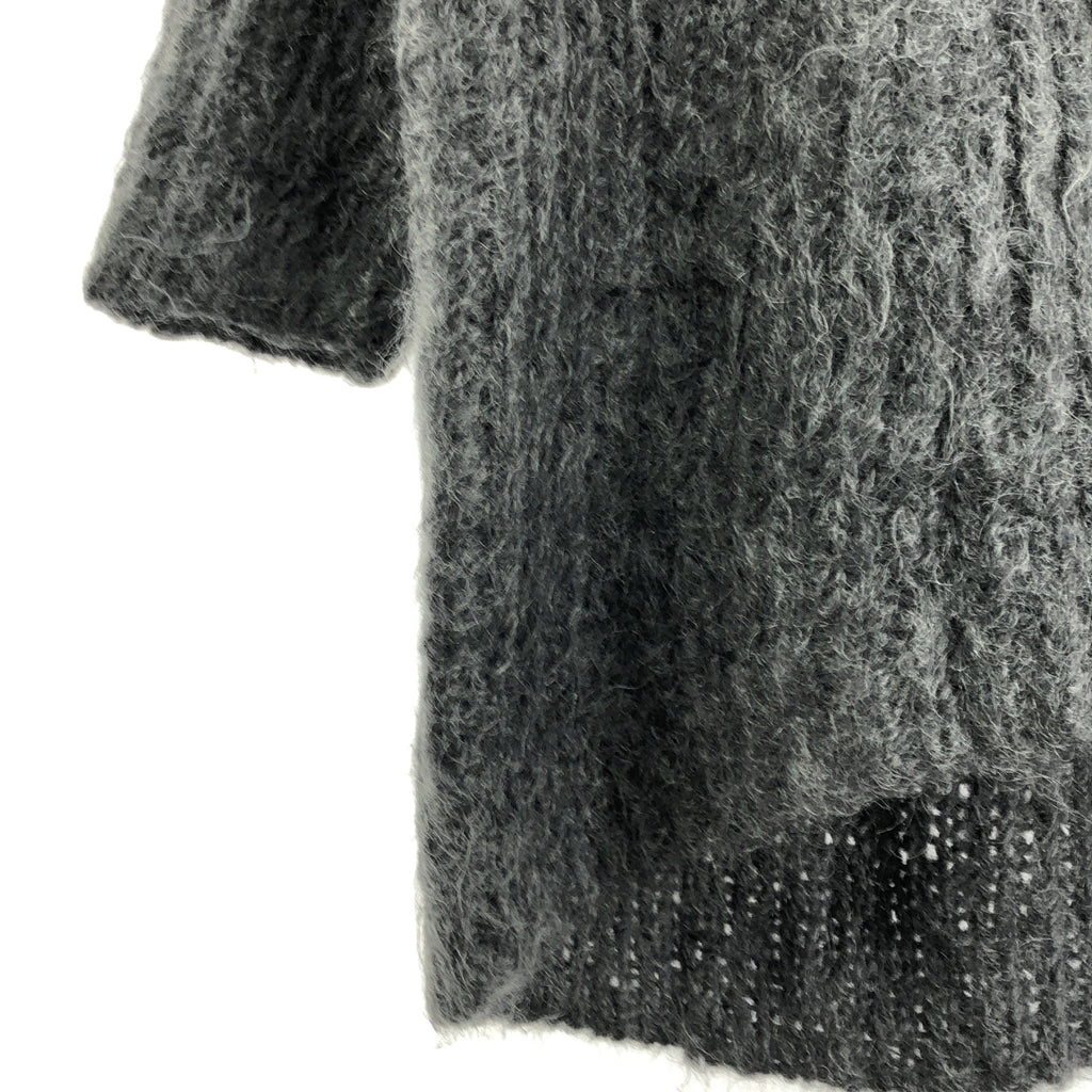 COMME des GARÇONS | 經編布料2019 秋冬 |馬海毛高領大輪廓針織衫 |