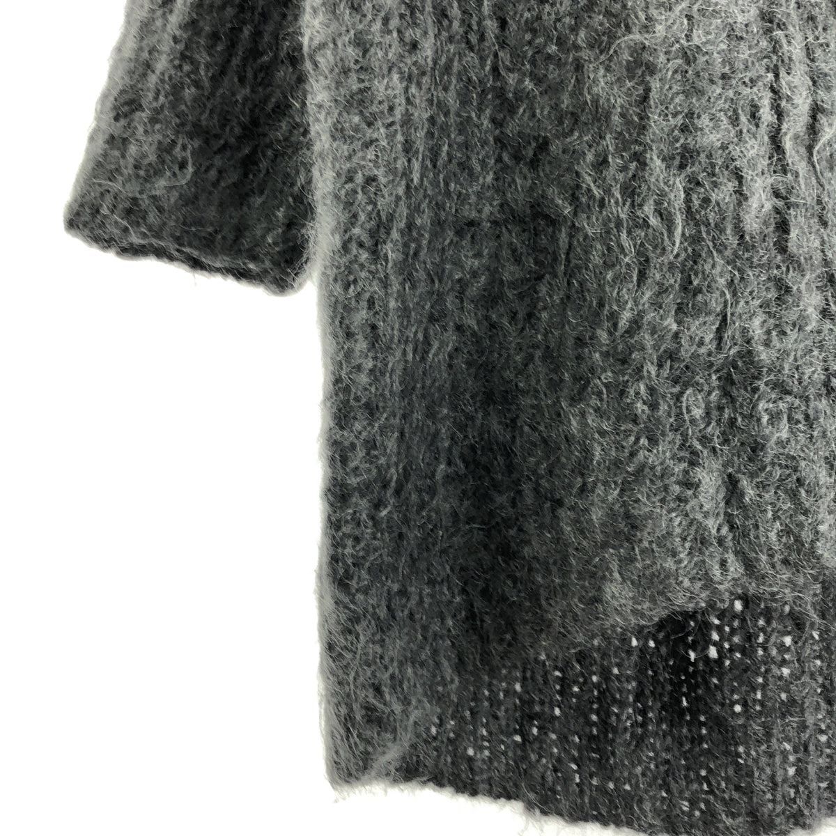 COMME des GARÇONS | 經編布料2019 秋冬 |馬海毛高領大輪廓針織衫 |