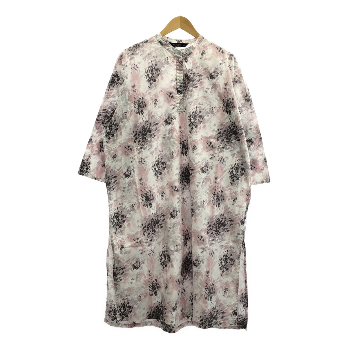 mizuiroind / Mizuiroind | Print Stand Collar OP Dress | F | Women's