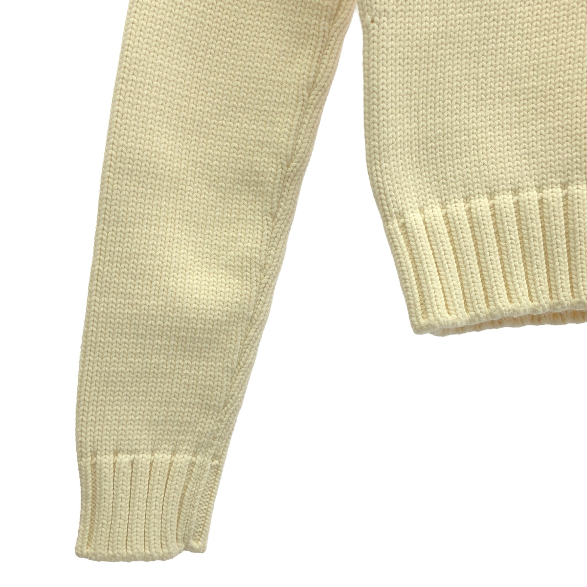 FENDI / フェンディ | コットン フェイクポケット Vネック ニット | 36