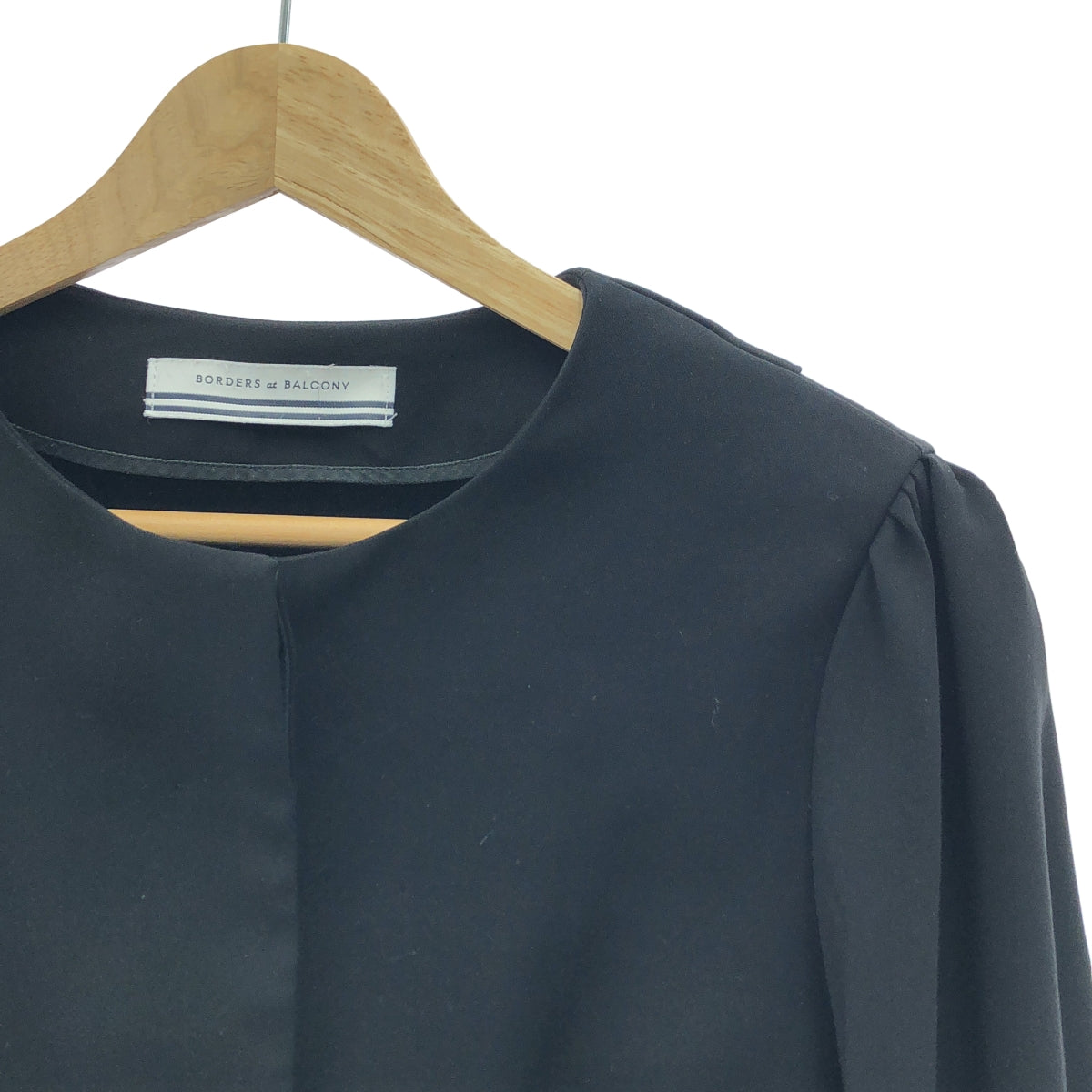 BORDERS at BALCONY / ボーダーズアットバルコニー | BALLON SLEEVES TOP バルーンスリーブトップス | 36 | ブラック | レディース