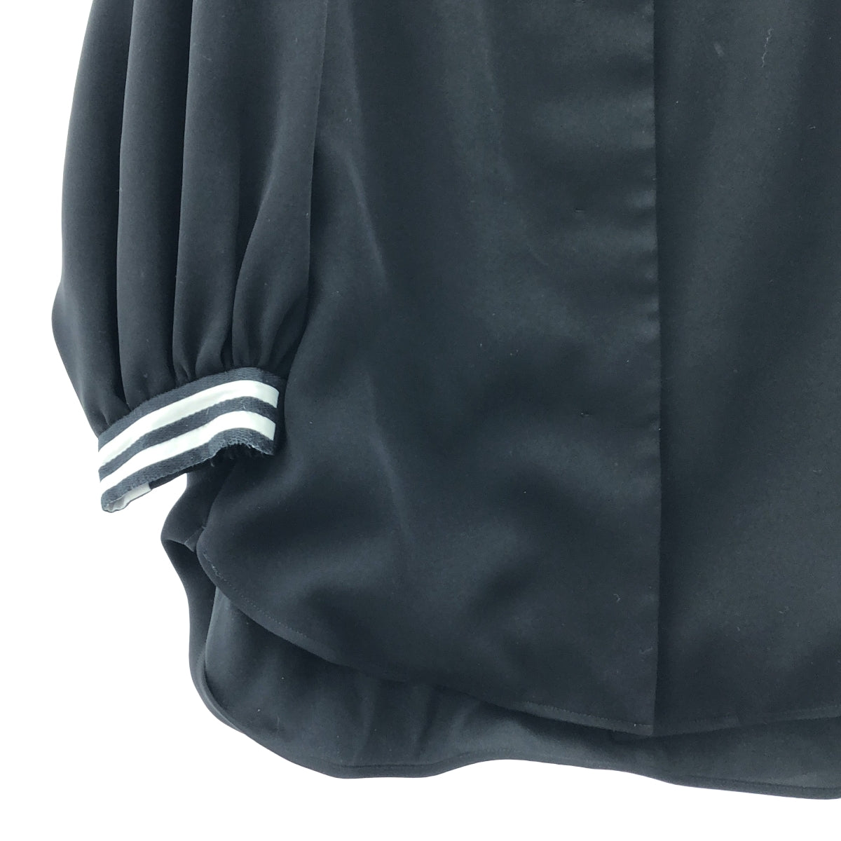 BORDERS at BALCONY / ボーダーズアットバルコニー | BALLON SLEEVES TOP バルーンスリーブトップス | 36 | ブラック | レディース