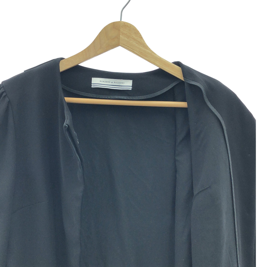 BORDERS at BALCONY / 국경 앳 발코니 | BALLON SLEEVES TOP 풍선 슬리브 탑스 | 36 | 블랙 | 여성