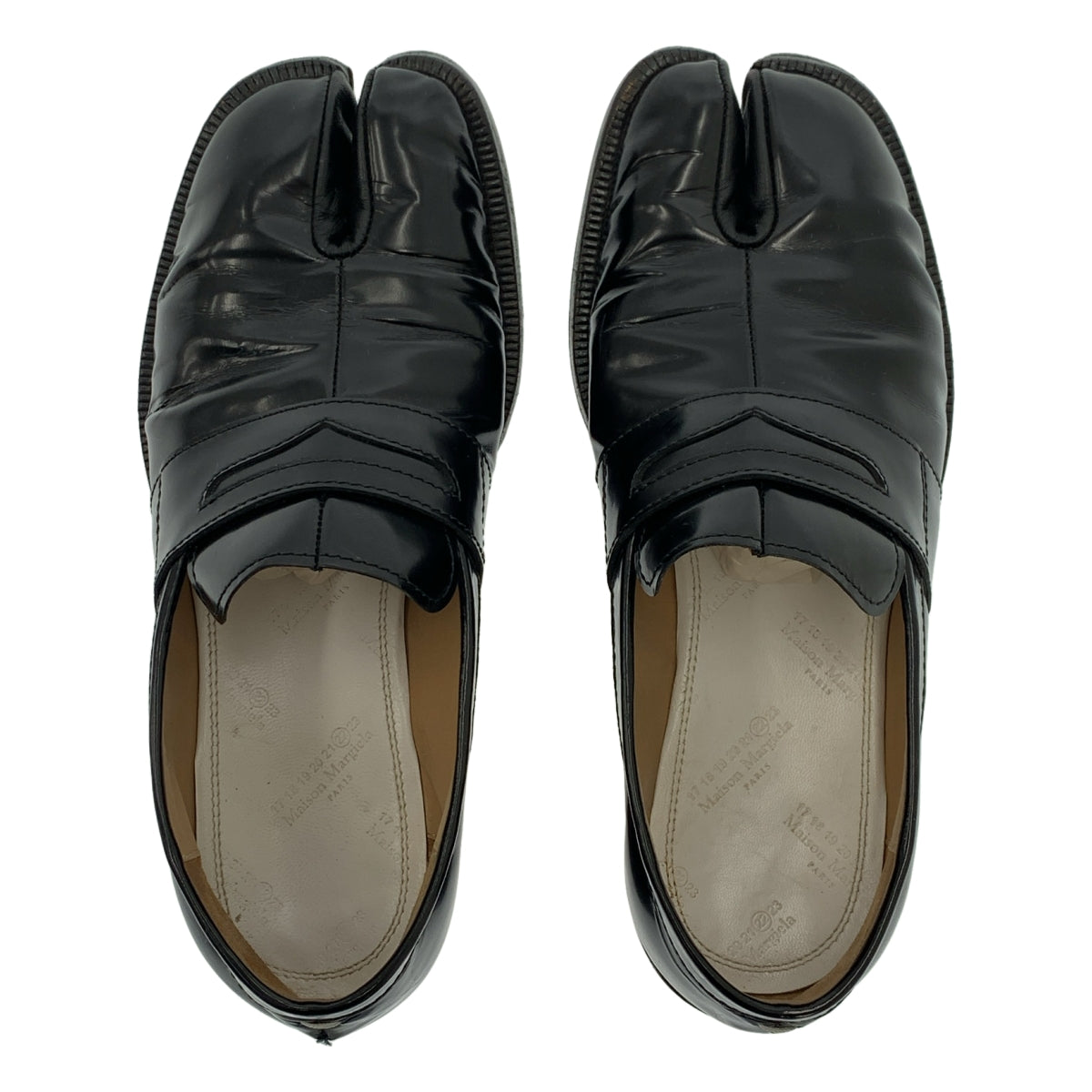 Maison Margiela / 메종 마르젤라 | 2020AW | 버선 터비 특허 가죽 로퍼 | 36 |