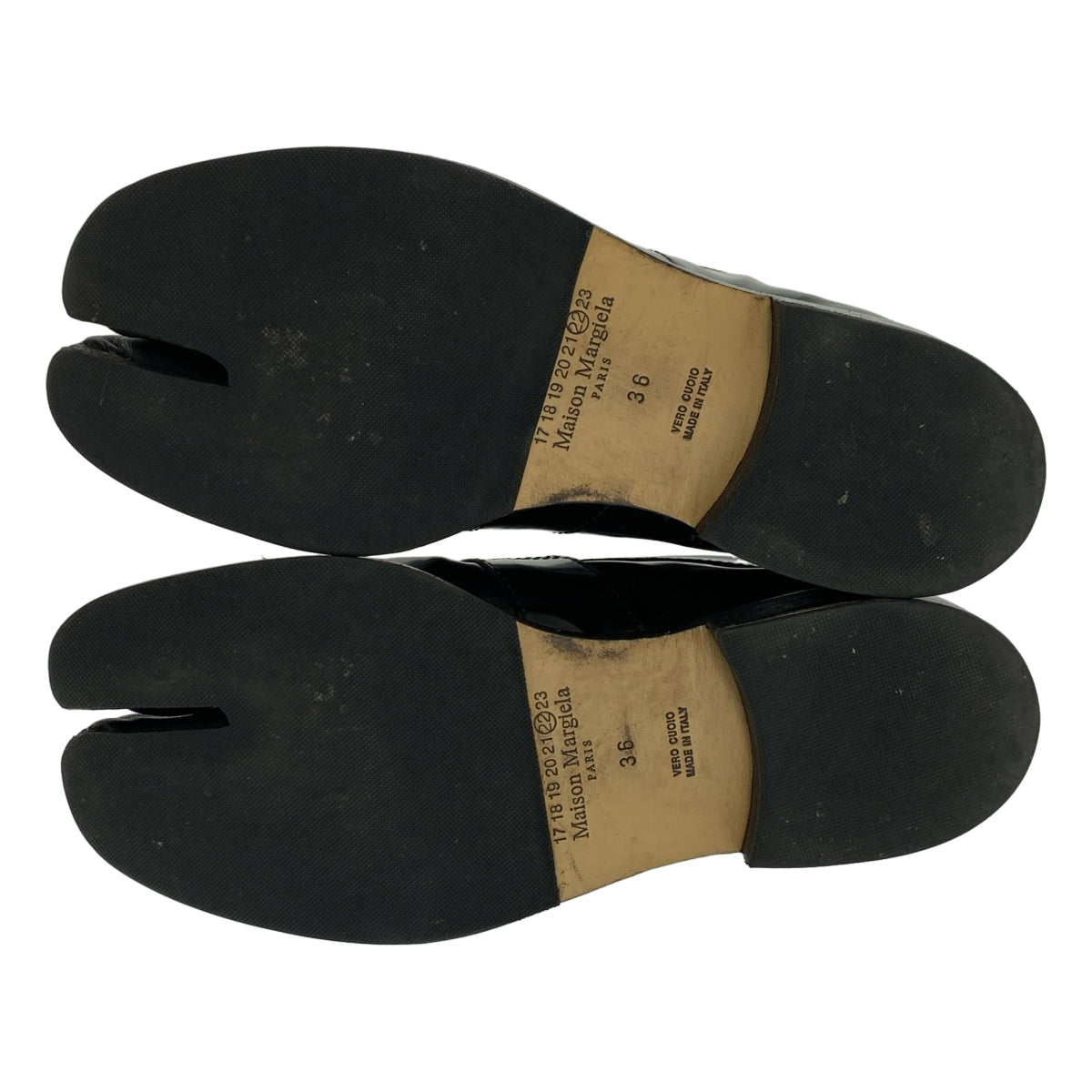 Maison Margiela / 메종 마르젤라 | 2020AW | 버선 터비 특허 가죽 로퍼 | 36 |