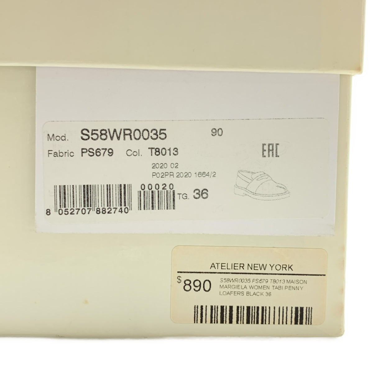 Maison Margiela / メゾンマルジェラ | 2020AW | 足袋 タビ パテントレザー ローファー | 36 | ブラック | レディース