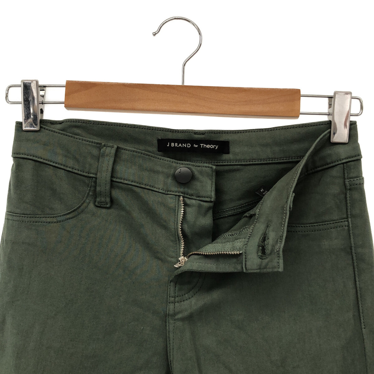 theory / theory | j brand / stretch skinny pants | 24 | green | women's