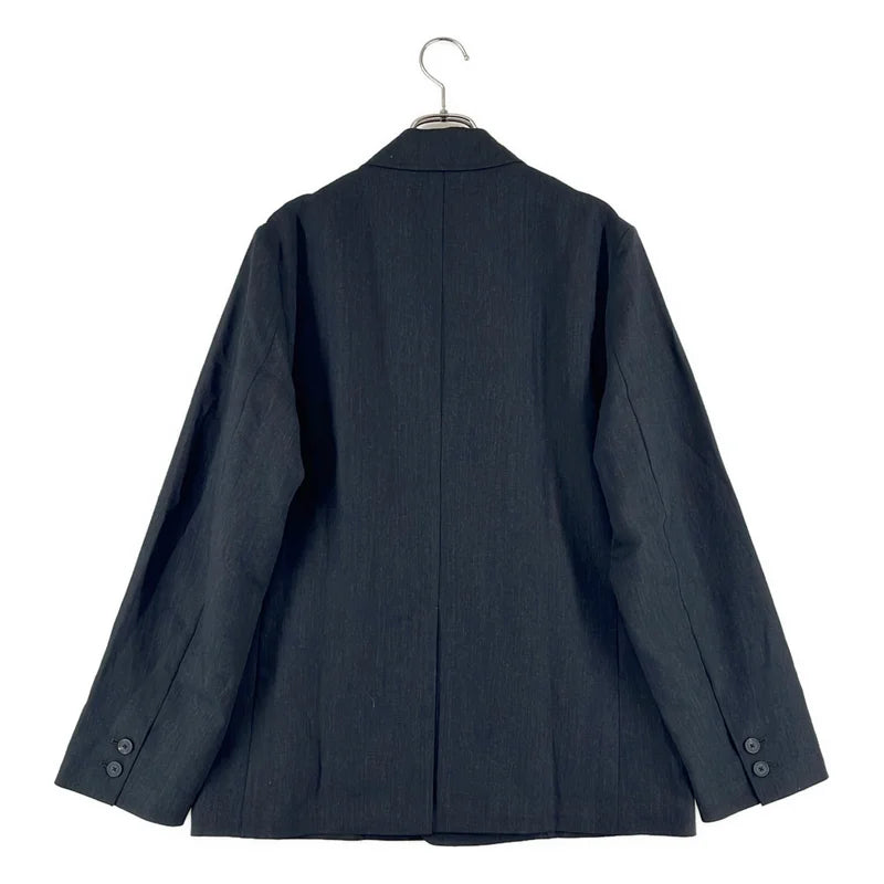 ATON / エイトン | 2026SS | TWIST WOOL LINEN SEMI DOUBLE JACKET ダブル ジャケット | 2 | メンズ
