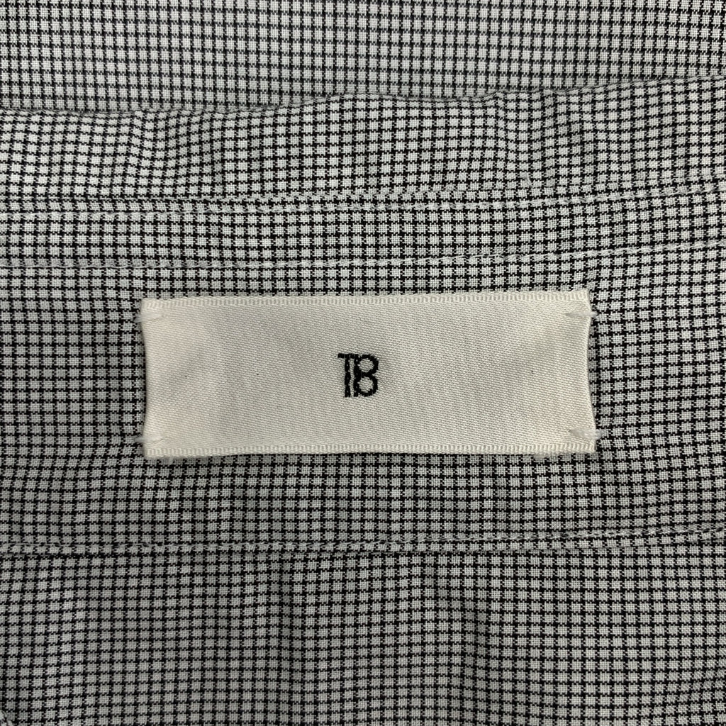 TOMORROWLAND .B | 2025AW | 格紋棉質超大常規領襯衫 | 尺寸 34 |