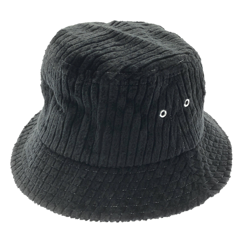 【美品】  BASICKS / ベイシックス | ワンポイントロゴ バケットハット 帽子 | S | black | レディース