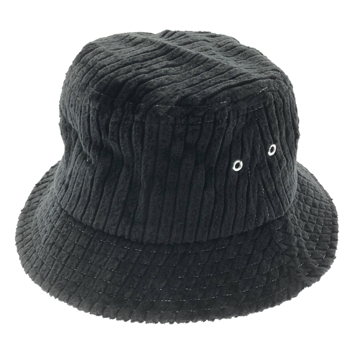 【美品】  BASICKS / ベイシックス | ワンポイントロゴ バケットハット 帽子 | S | black | レディース