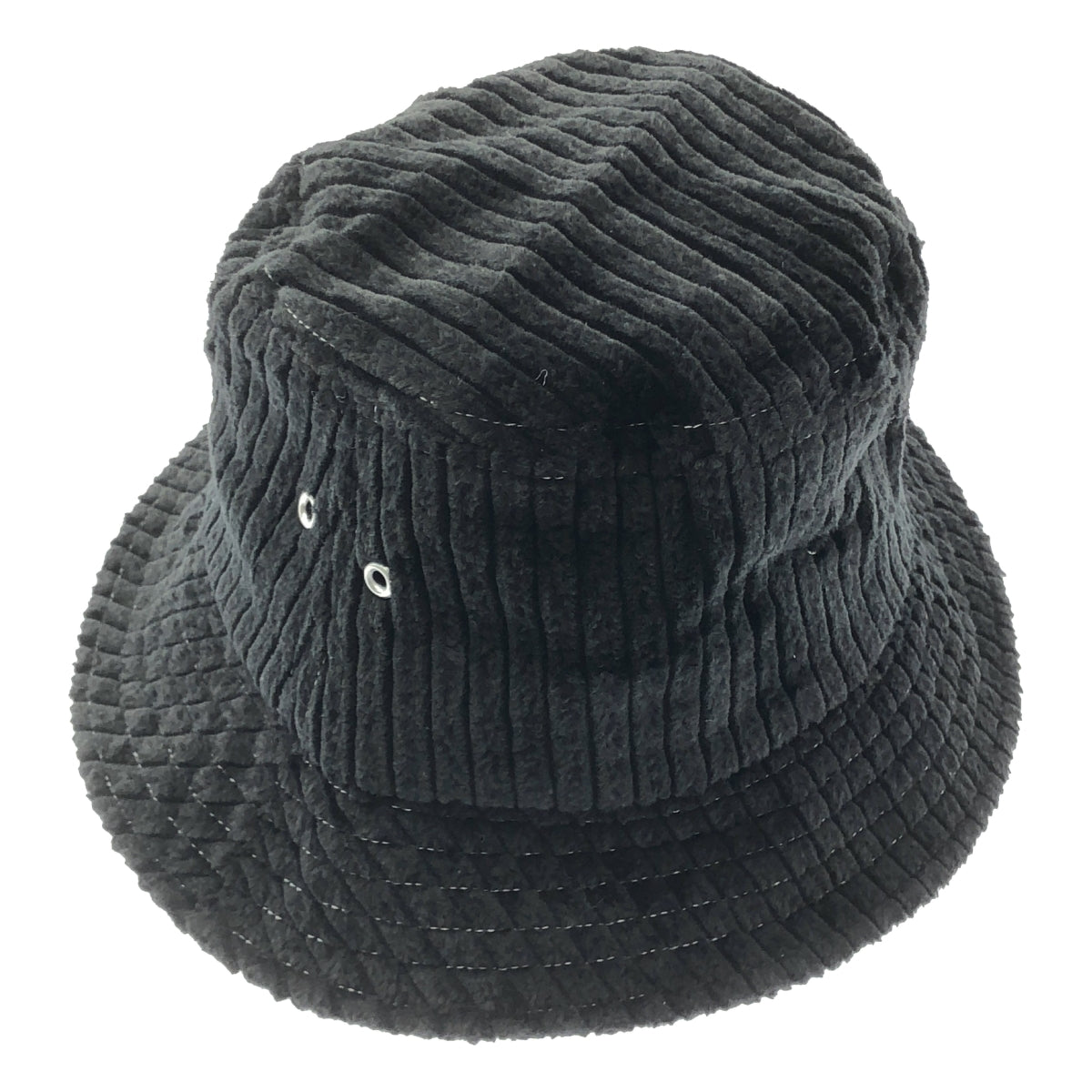 【美品】  BASICKS / ベイシックス | ワンポイントロゴ バケットハット 帽子 | S | black | レディース