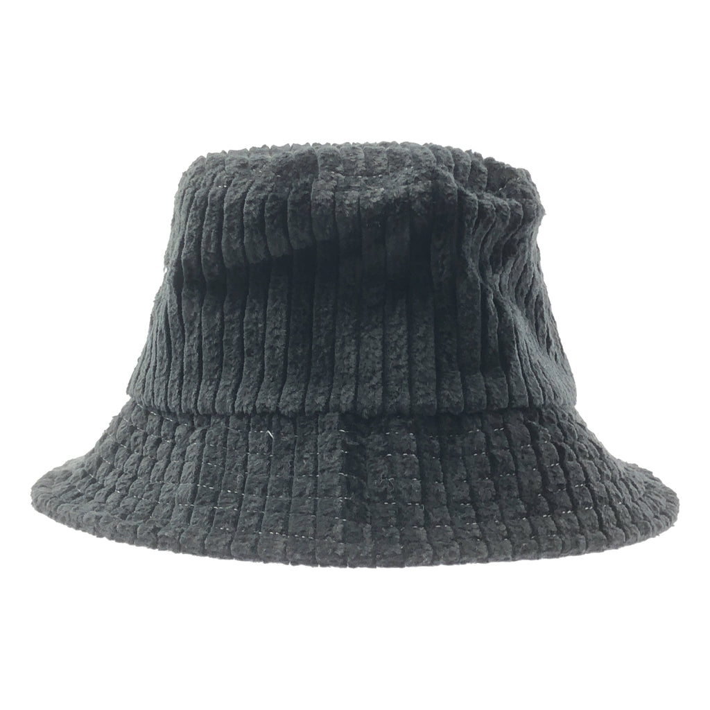 【美品】  BASICKS / ベイシックス | ワンポイントロゴ バケットハット 帽子 | S | black | レディース
