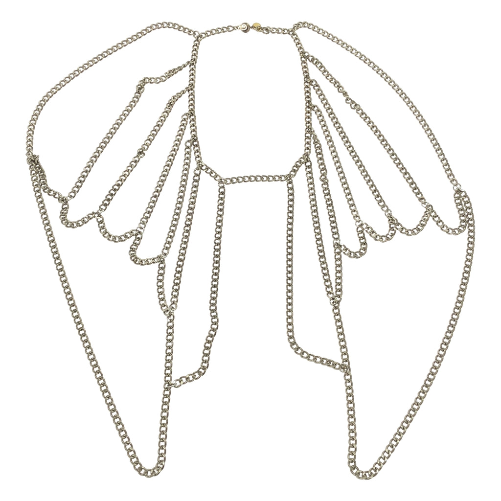 FUMIE=TANAKA / フミエタナカ | 2024AW | chain shoulder nec チェーン ショルダー ネックレス | F |
