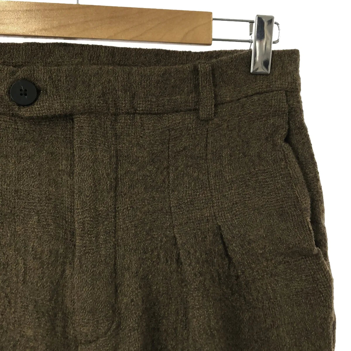 WRIGHT &amp; DOYLE / 라이트 앤 도일 | 2022AW | BEAULIEU DOUBLE PLEAT TROUSERS 울 2 플리츠 트라우저 | 1 | 담배 | 남성