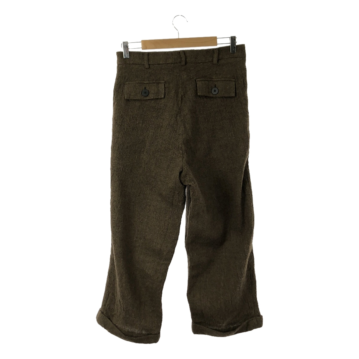 WRIGHT &amp; DOYLE / 라이트 앤 도일 | 2022AW | BEAULIEU DOUBLE PLEAT TROUSERS 울 2 플리츠 트라우저 | 1 | 담배 | 남성