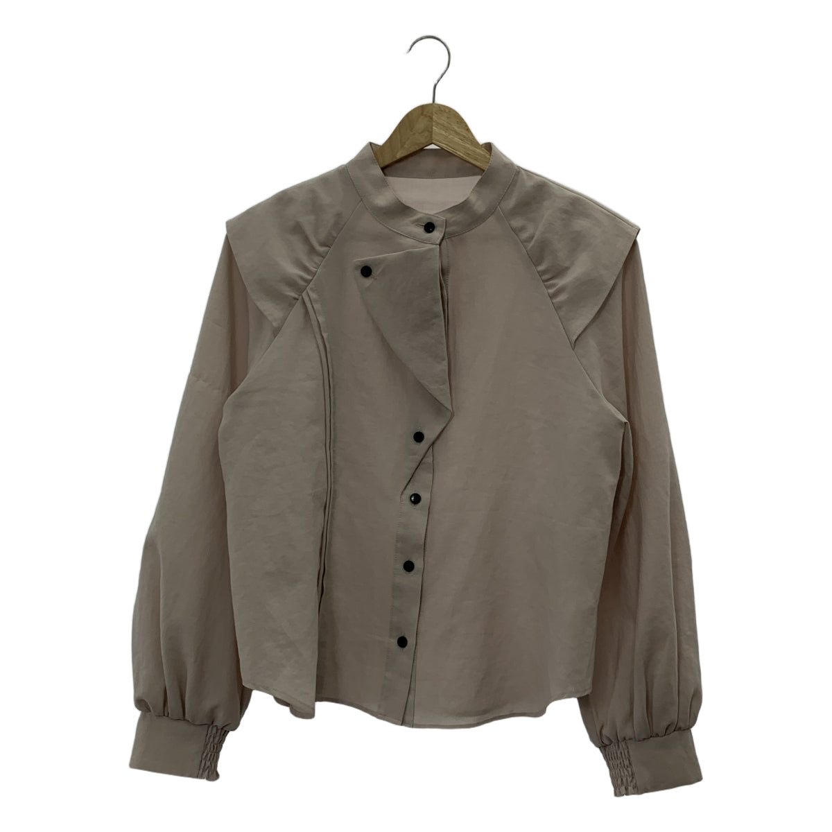 UNITED TOKYO | 不對稱設計襯衫 | F | 米色 | 女款