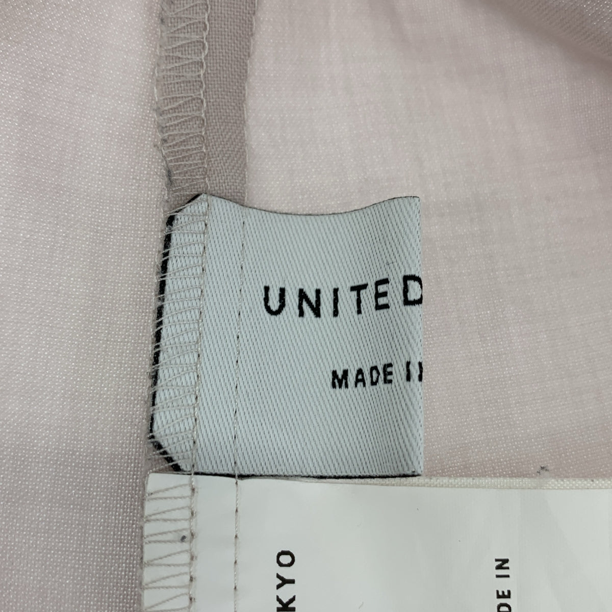 UNITED TOKYO | 不對稱設計襯衫 | F | 米色 | 女款