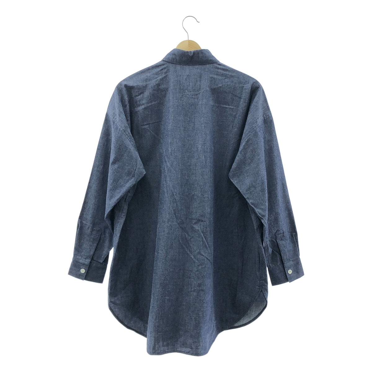 Traditional Weatherwear / トラディショナルウェザーウェア | オーバシルエット シャツ | S | ネイビー | メンズ