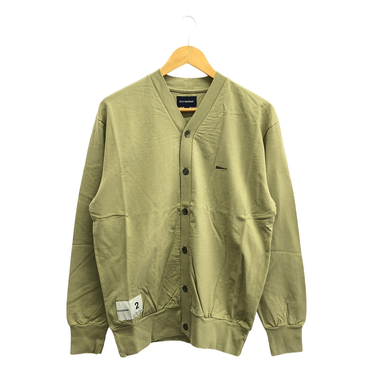 後裔 / 後裔 |護士開襟衫 LS LOOP WHEEL / 針織開襟衫 | 2 |米色 |男士