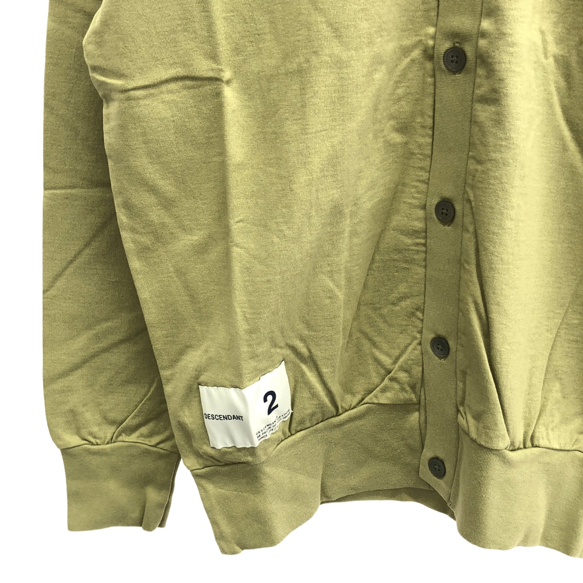 後裔 / 後裔 |護士開襟衫 LS LOOP WHEEL / 針織開襟衫 | 2 |米色 |男士