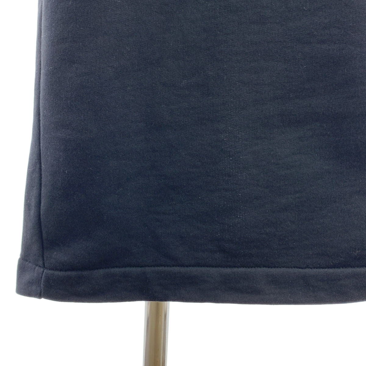 【美品】  DRIES VAN NOTEN / ドリスヴァンノッテン | バックスリット スウェット ロングスカート | XS | ブラック | レディース