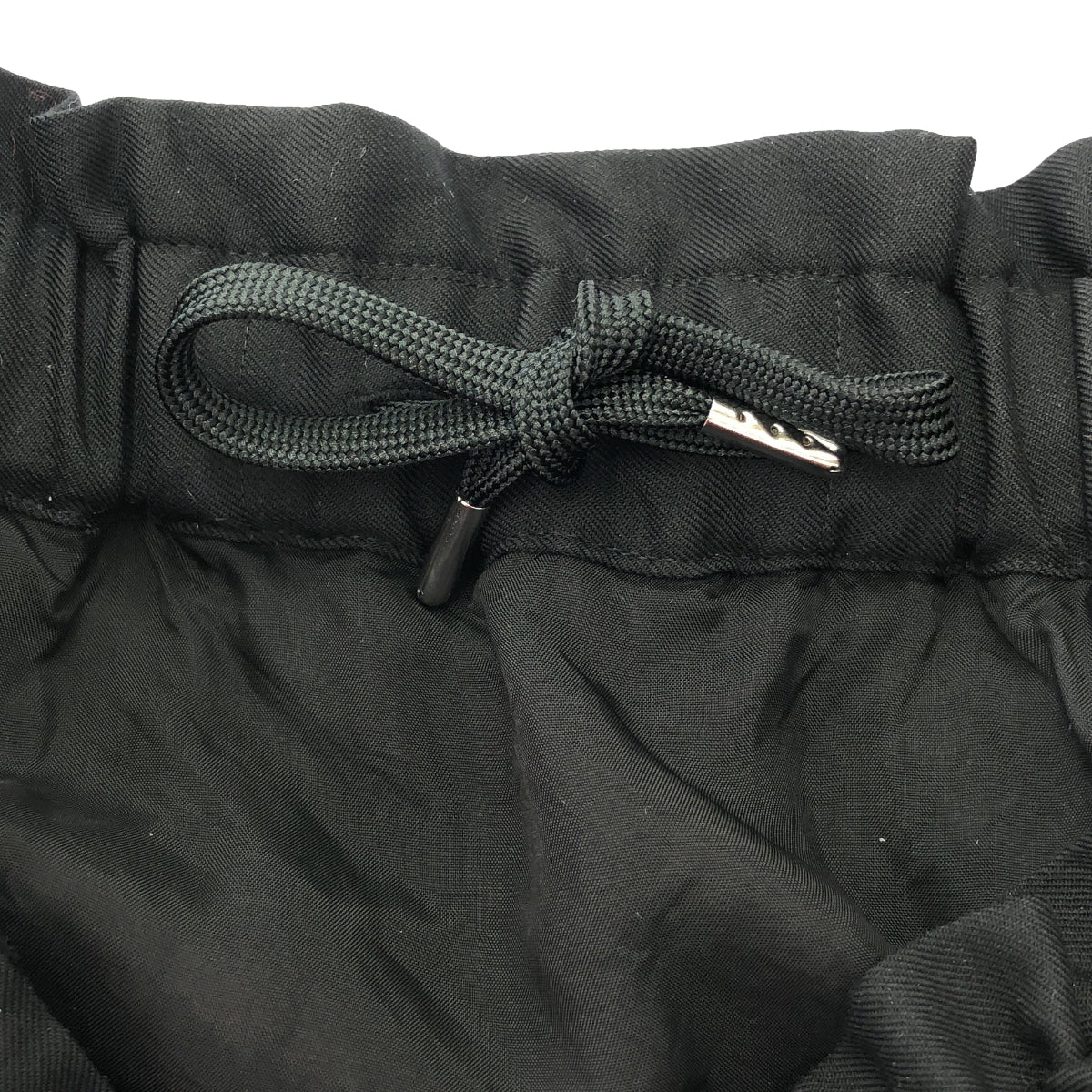 【美品】  noir kei ninomiya / ノワールケイニノミヤ | 2021SS | カシミヤ ウール ドローストリング ティアード スカート / 裏地付き | S | ブラック | レディース