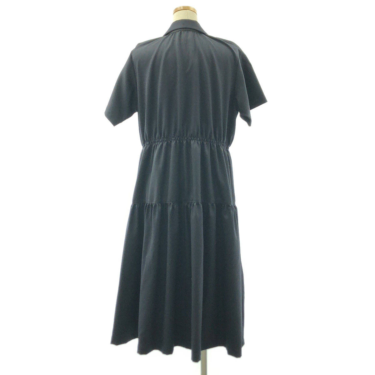 【미품】 tricot COMME des GARCONS / 토리코 콤 데 갤슨 | 2020SS | 변형 원 칼라 개더 볼륨 원피스 |