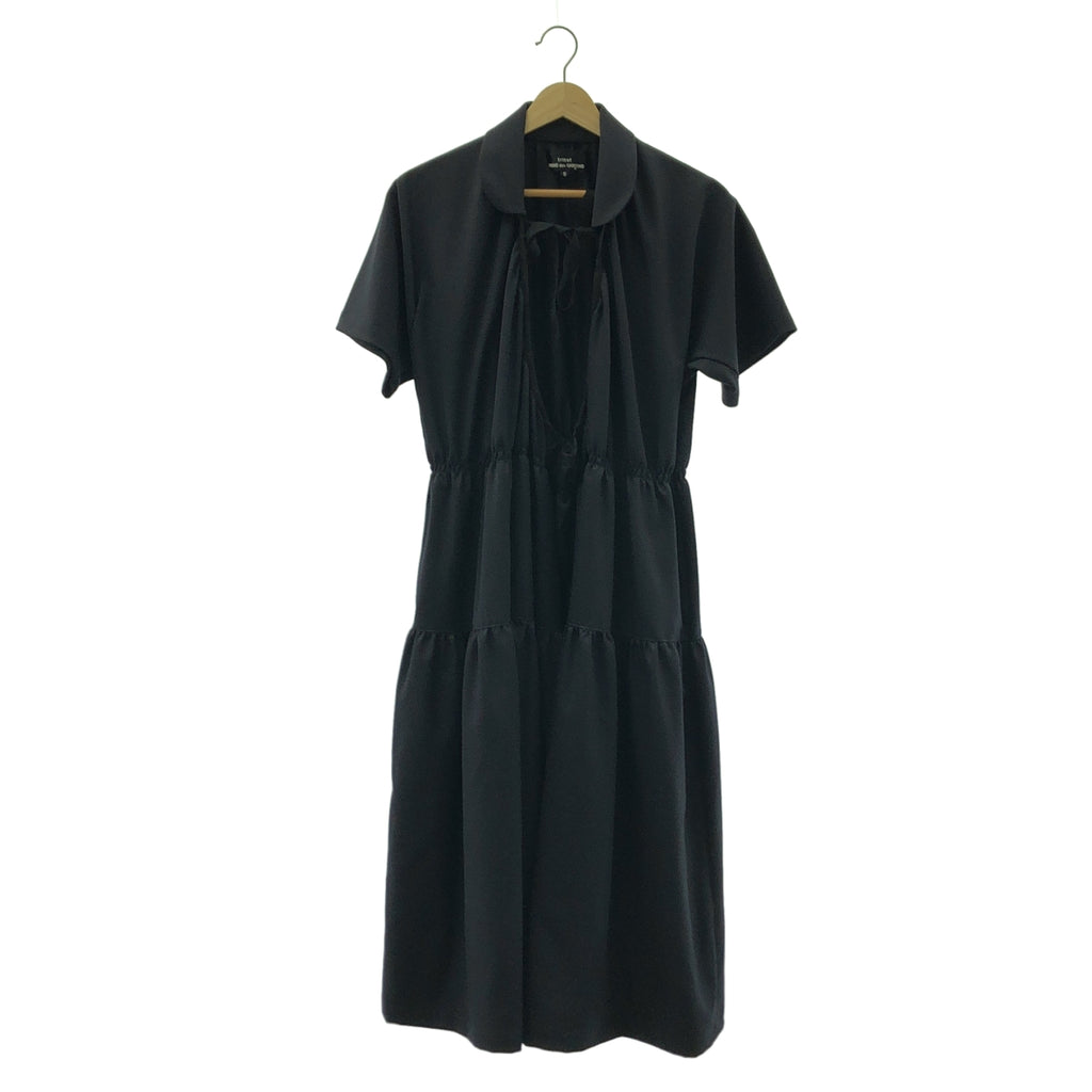 【미품】 tricot COMME des GARCONS / 토리코 콤 데 갤슨 | 2020SS | 변형 원 칼라 개더 볼륨 원피스 |