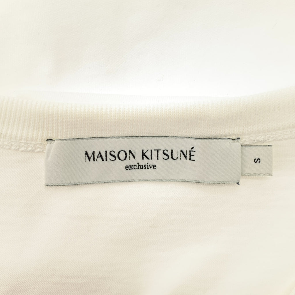 MAISON KITSUNE | 狐狸圖案棉質圓領上衣 | S碼 | 女款
