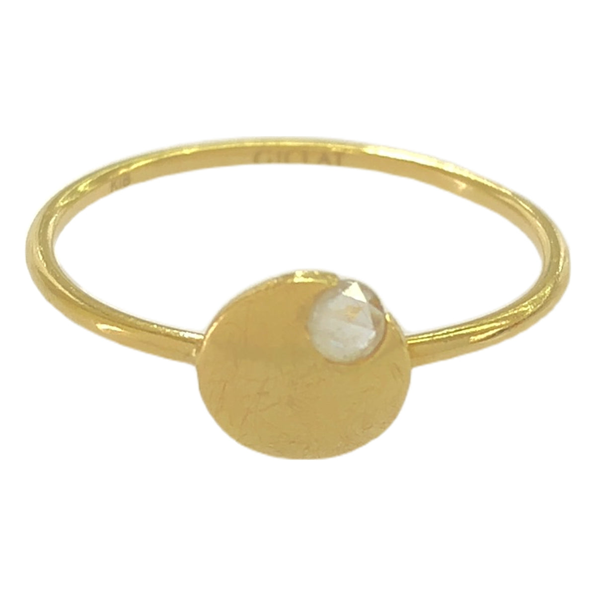 GICLAT / ギクラ | 月 リング ダイヤモンド K18YG Diamond | ゴールド | レディース